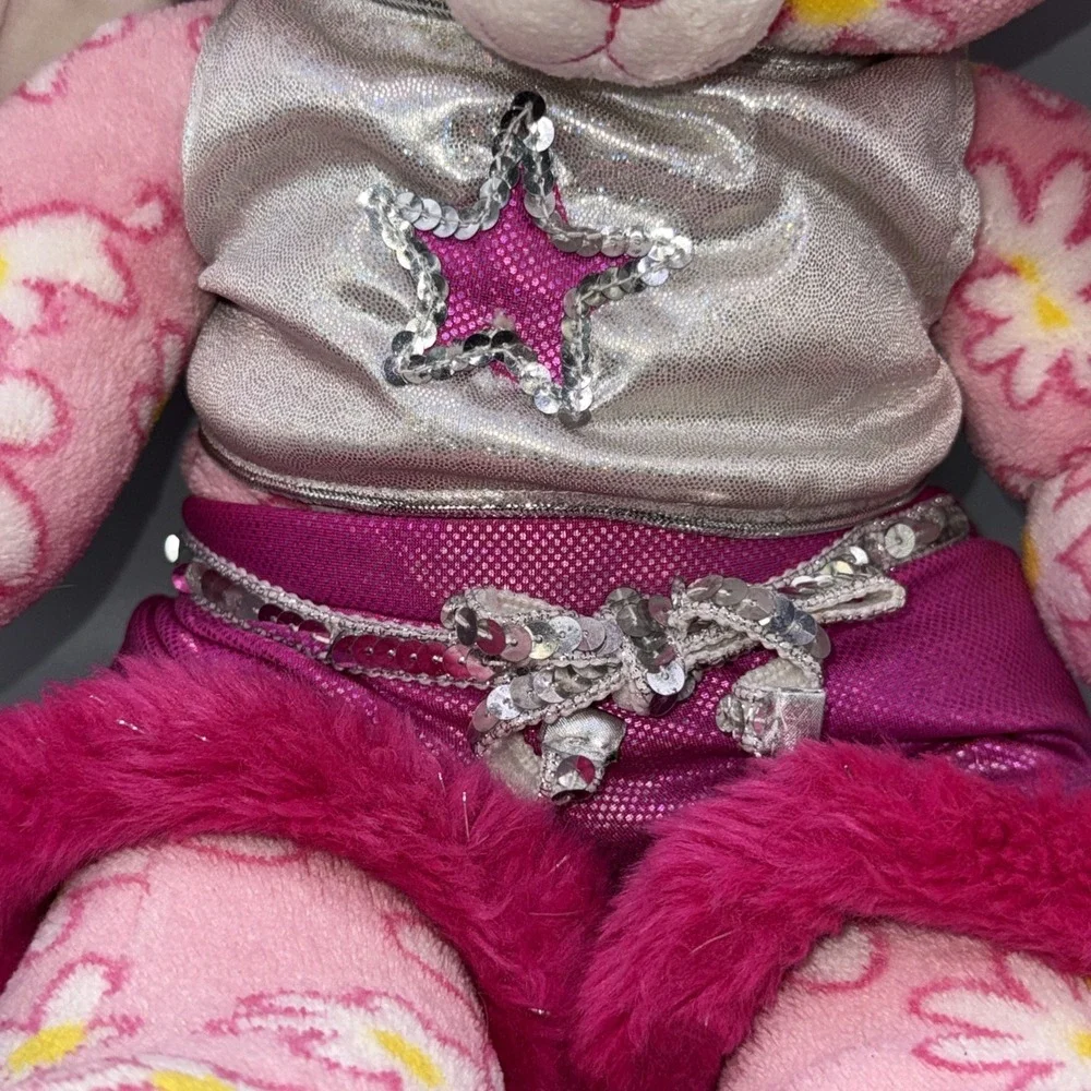 BUILD A BEAR Daisy Bunny Floral Rabbit 16